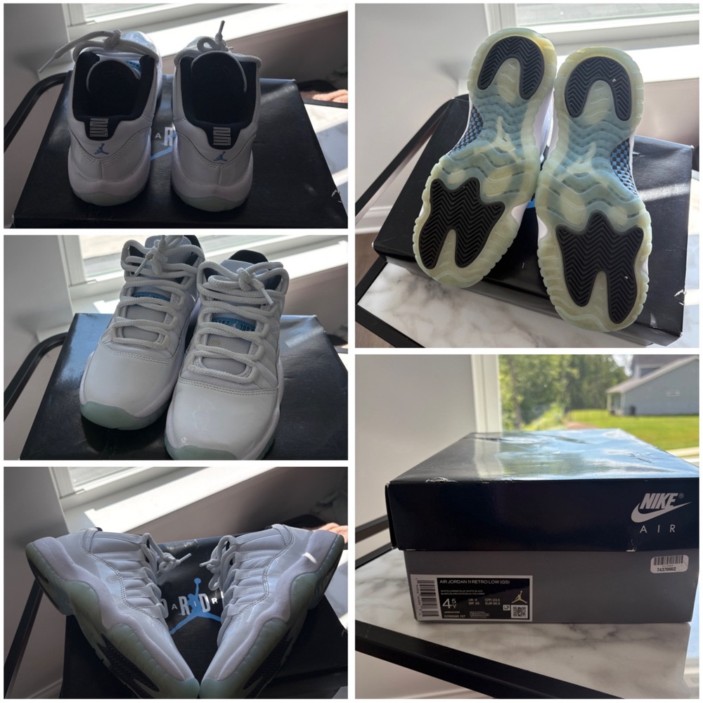 Jordan 11s lows “legend blues”